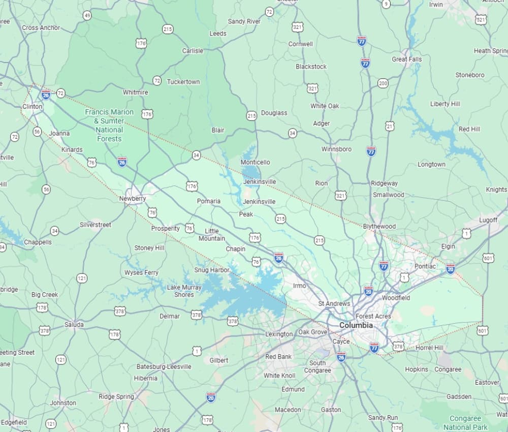 Service Area Map